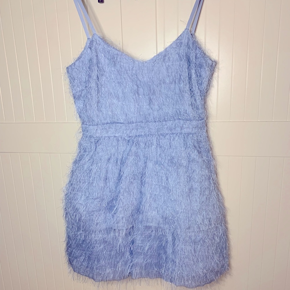 Topshop textured mini dress